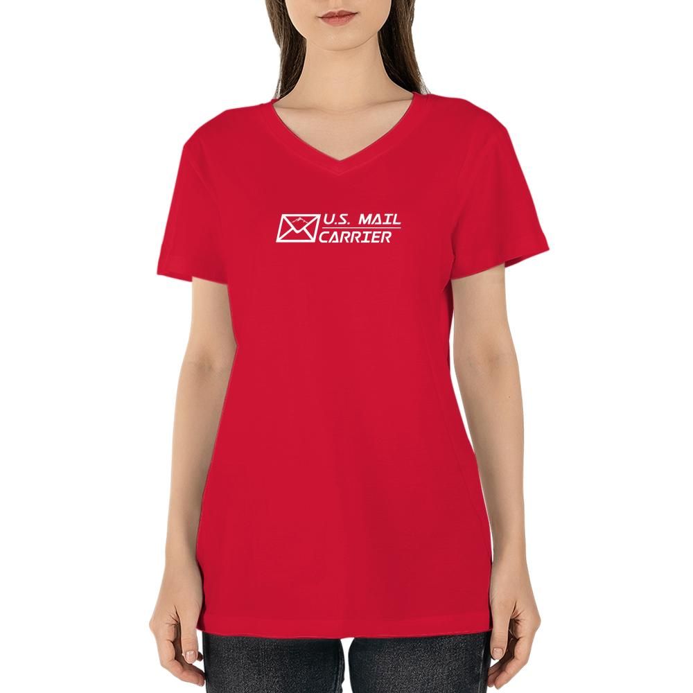 U.S. Mail Carrier | Ladies' V-neck T-shirt Gildan 5V00L (Made in US)