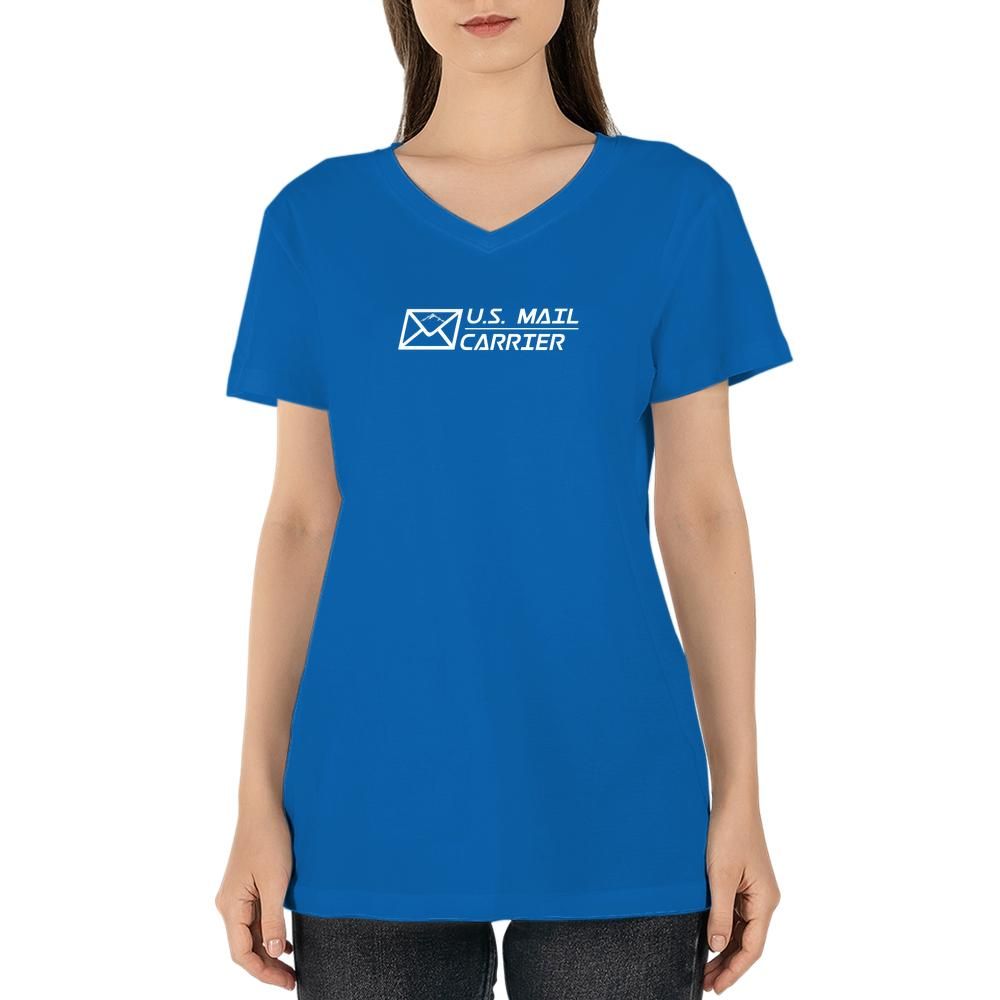 U.S. Mail Carrier | Ladies' V-neck T-shirt Gildan 5V00L (Made in US)