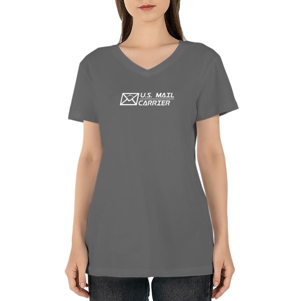 U.S. Mail Carrier | Ladies' V-neck T-shirt Gildan 5V00L (Made in US)