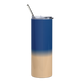 Qlantis Skinny Tumbler with Metal Straw