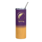 Zarraqa Skinny Tumbler with Metal Straw