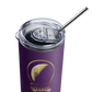Zarraqa Skinny Tumbler with Metal Straw