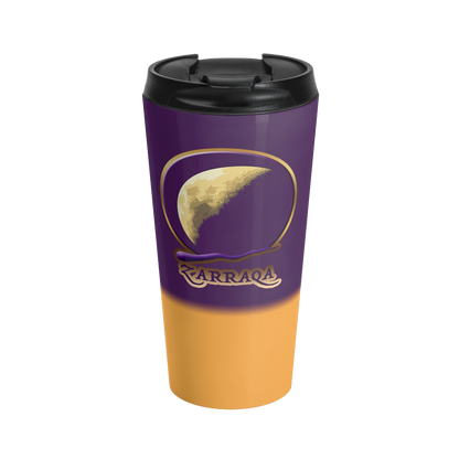 Zarraqa Stainless Steel Travel Mug 15oz w/ Flip-top Lid