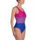Bisexual Pride Flag One-Piece Swimsuit