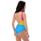 Pansexual Pride Flag One-Piece Swimsuit