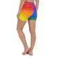 Classic Pride with white graphite stripes Yoga Shorts