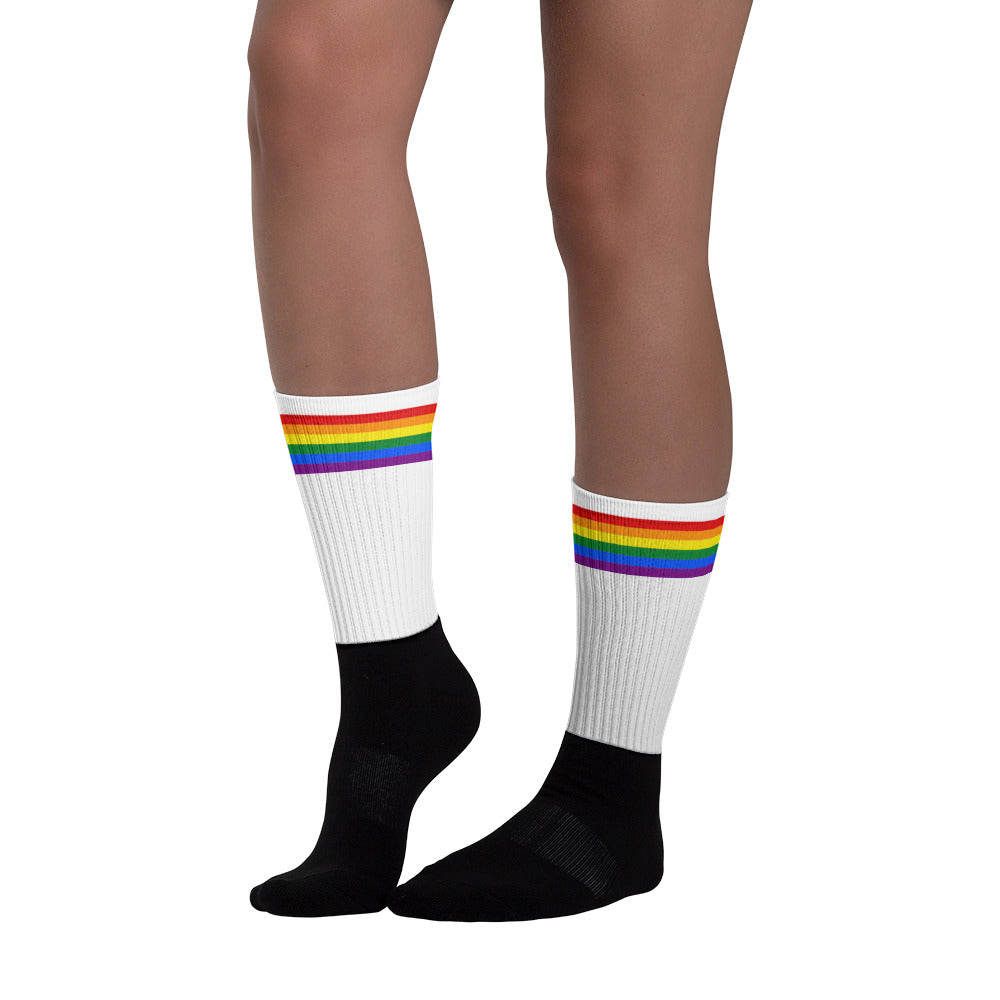 Classic Pride White Socks