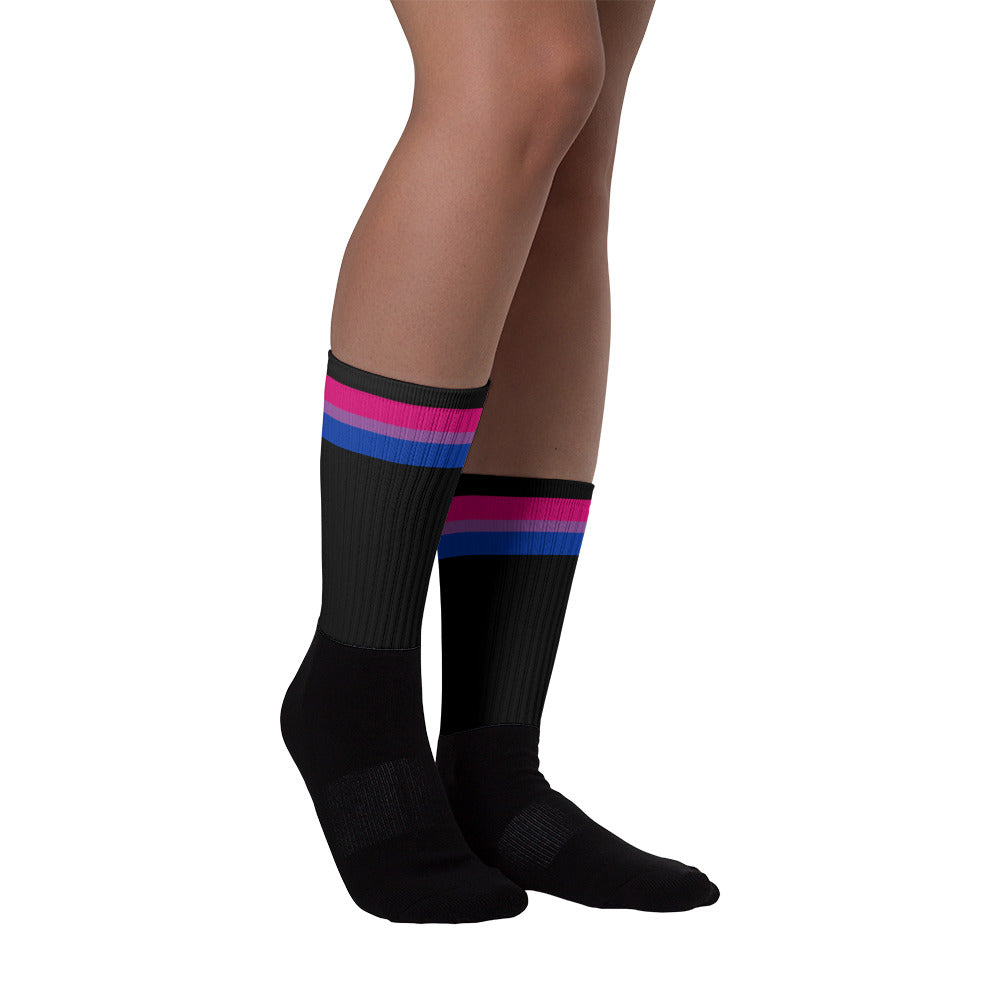 Bi-Pride Black Socks