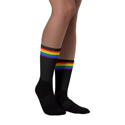 Classic Pride Black Socks