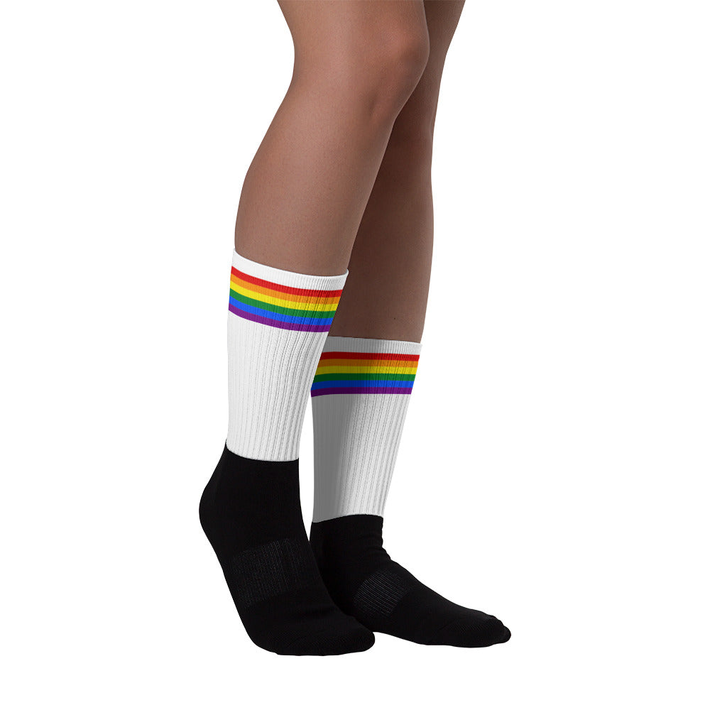 Classic Pride White Socks