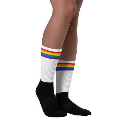 Classic Pride White Socks
