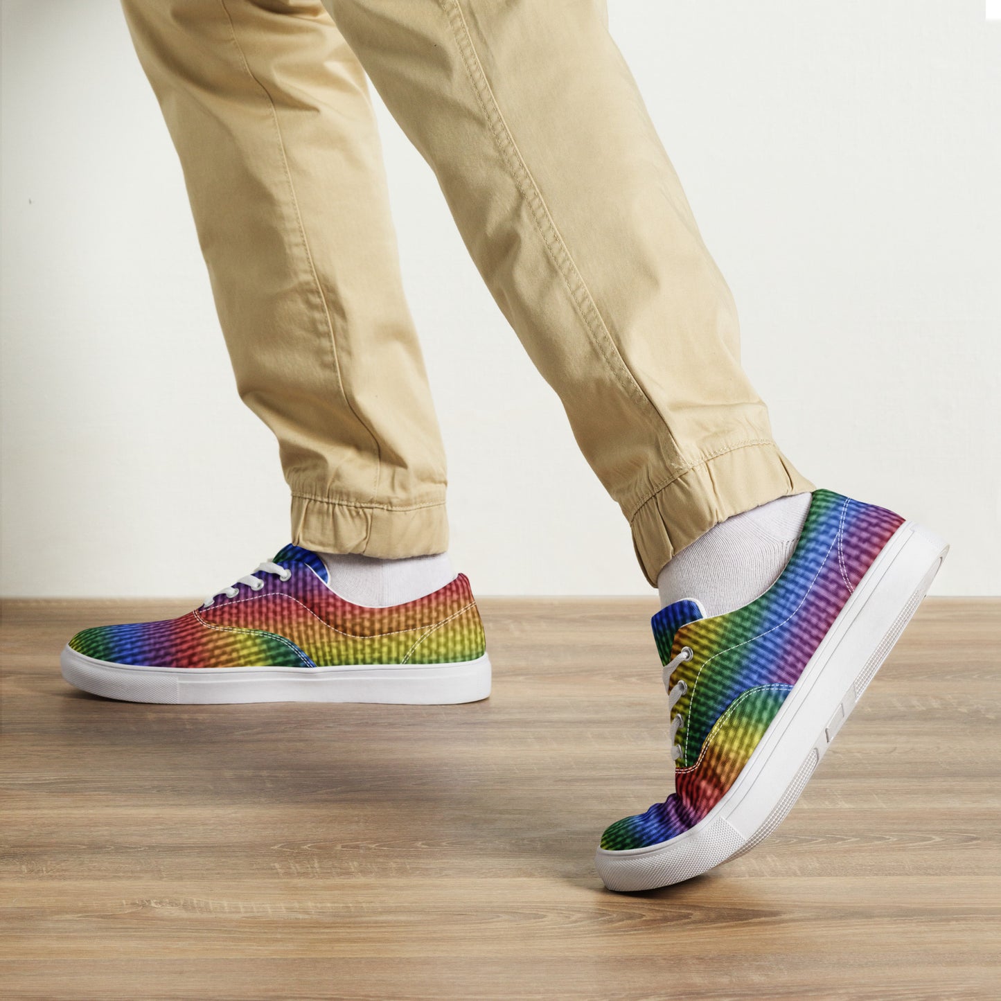 Pride Men’s Lace-up Canvas Shoes
