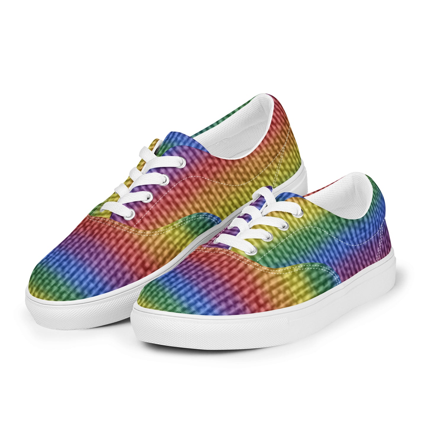 Pride Men’s Lace-up Canvas Shoes