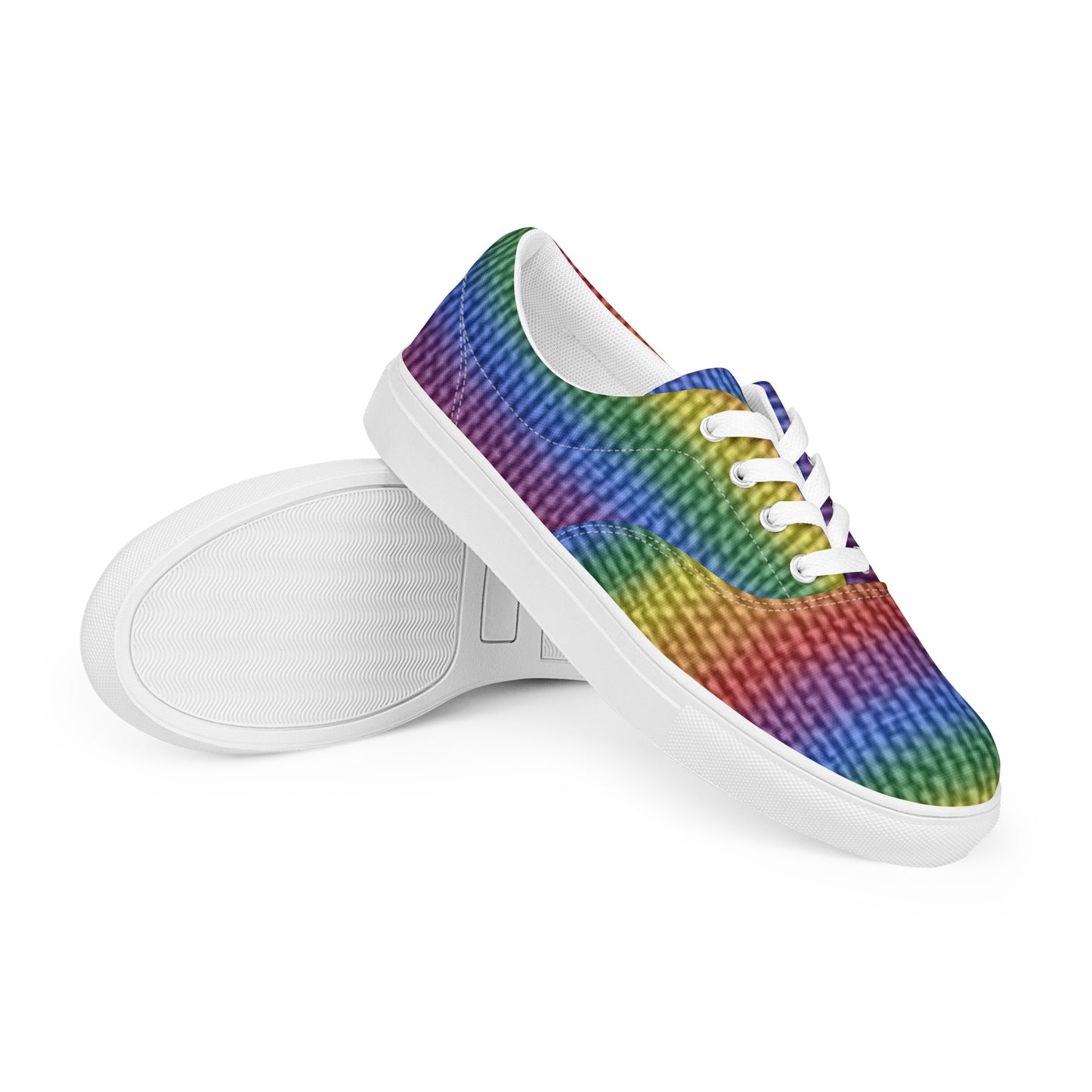 Pride Men’s Lace-up Canvas Shoes