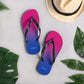 Bi-Pride Flag Flip-Flops