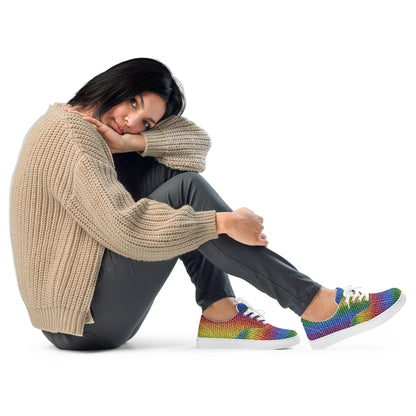 Pride Women’s Lace-up Canvas Shoes